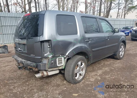 2013 Honda Pilot Ex-L from USA, damaged, VIN 5FNYF4H55DB041983